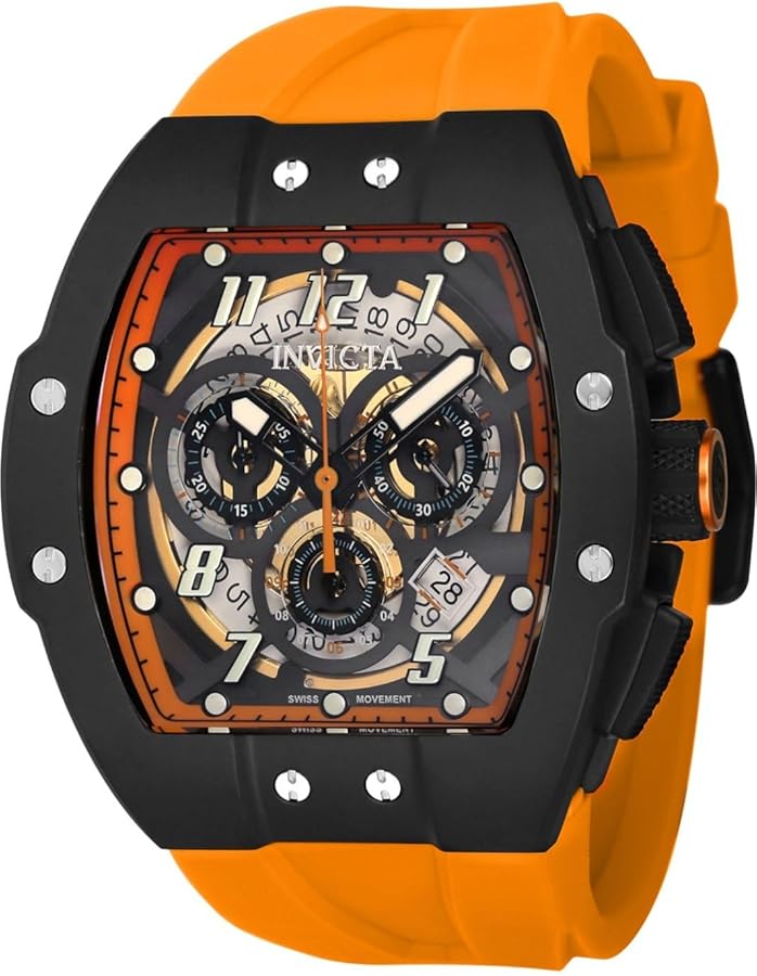 INVICTA クロノグラフ 腕時計 オレンジ INVICTA クロノグラフ 腕時計 オレンジ - メルカリ
